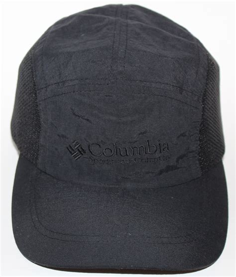 Vintage Columbia Sportswear Company Black Mesh 5 Panel Hat — RootsBK