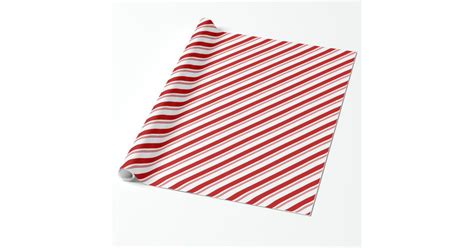 Candy Cane Stripes Wrapping Paper | Zazzle