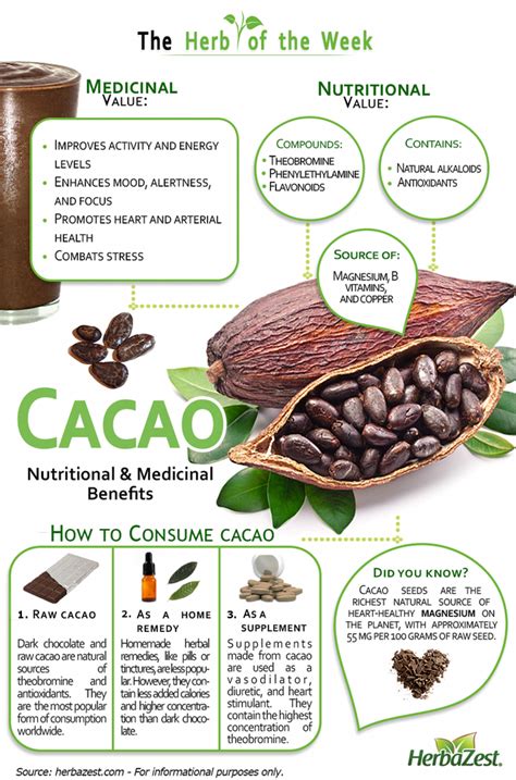 Infographic Cacao. Are you looking for a rich, tasty sensation that is ram-packed full of ...