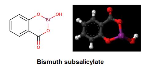 Bismuth subsalicylate (C7H5BiO4) - Structure, Molecular Mass ...