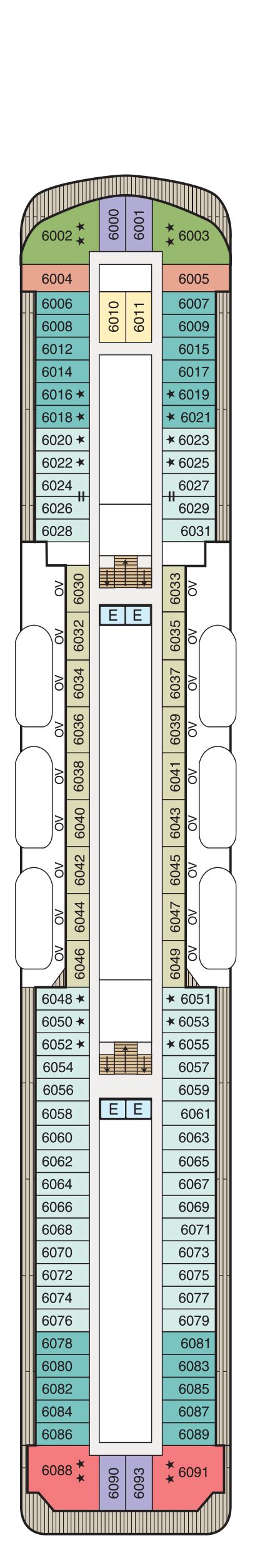 Sirena Deck Plans | CruiseInd