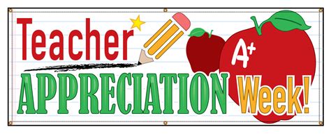 Buy our "Teacher Appreciation Week" banner from Signs World Wide