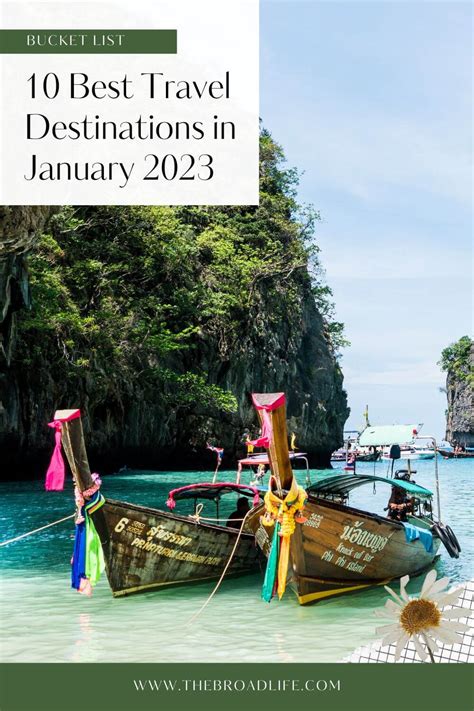 10 Best Places to Travel in January 2023 | The Broad Life