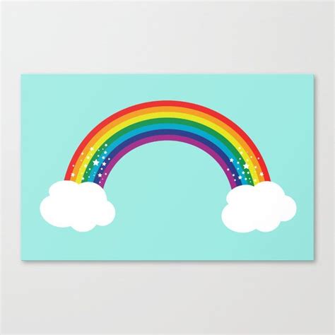 Sparkly Rainbow Canvas Print by Alice Wieckowska - MEDIUM | Canvas prints, Wall art canvas ...