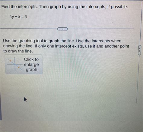 Solved Find the intercepts. Then graph by using the | Chegg.com