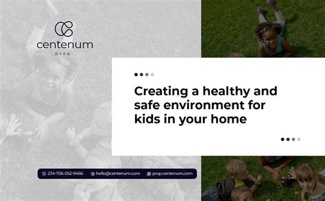 How To Create A Healthy And Safe Environment For Kids In Your Home | by Centenum Tech | Medium