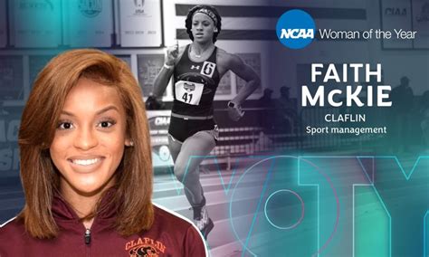 Claflin's Faith McKie Named Top 30 Honoree for NCAA Woman of the Year - Central Intercollegiate ...