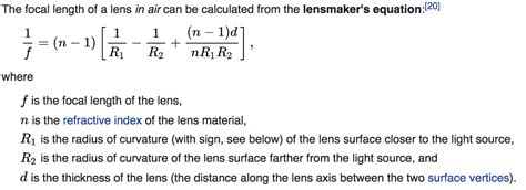 optics - Focal Length Definition in a Camera - Physics Stack Exchange