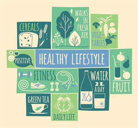 Healthy lifestyle Icons set 291790 Vector Art at Vecteezy