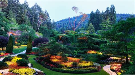 Most Beautiful Places In The World Hd [1920 1080] Via - Butchart Gardens (#295053) - HD ...