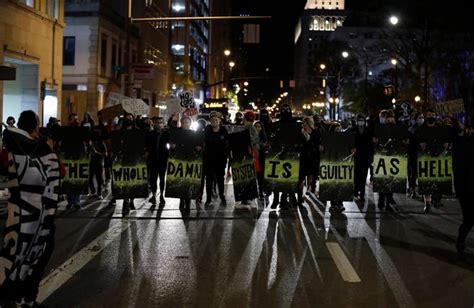 Dozens of Protesters in Columbus Protest Police Shooting in Hospital ...