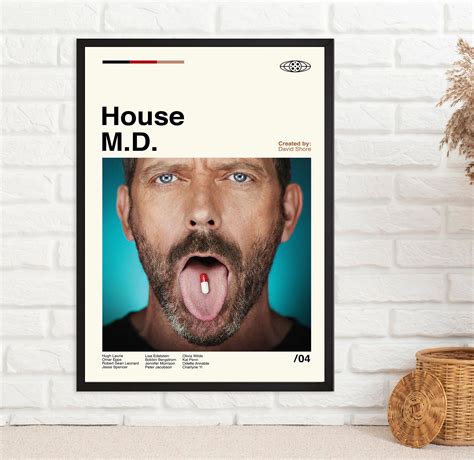 House MD Poster David Shore Poster House MD Art Vintage - Etsy