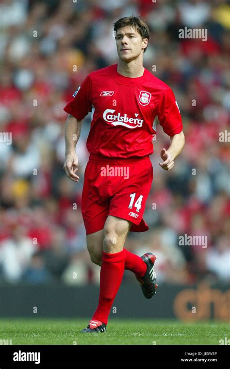 XABI ALONSO LIVERPOOL FC ANFIELD LIVERPOOL ENGLAND 18 September 2005 Stock Photo - Alamy