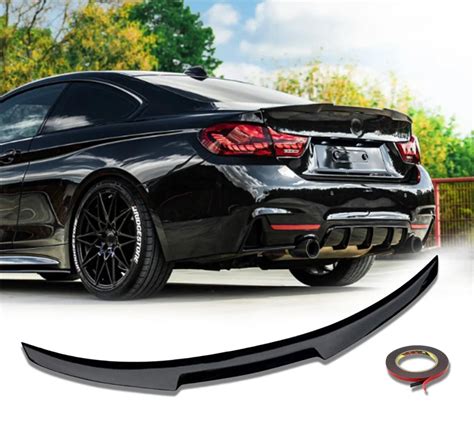 BMW F32 M4 Rear Spoiler Gloss Black 2014-2020