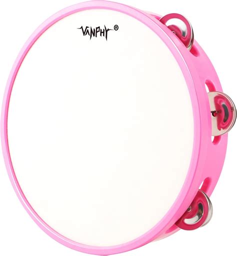 Amazon.com: VANPHY Tambourine for Adults 8 Inch Hand Held Tambourines ...