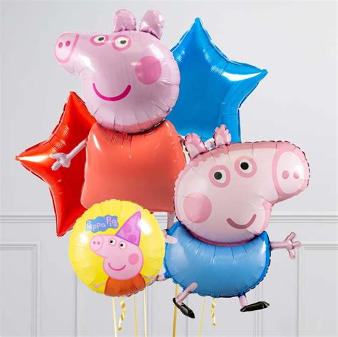 Peppa Pig Party Balloons & Bouquet | FusionBalloons.com