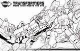 G1 transformers coloring Pages sketch template