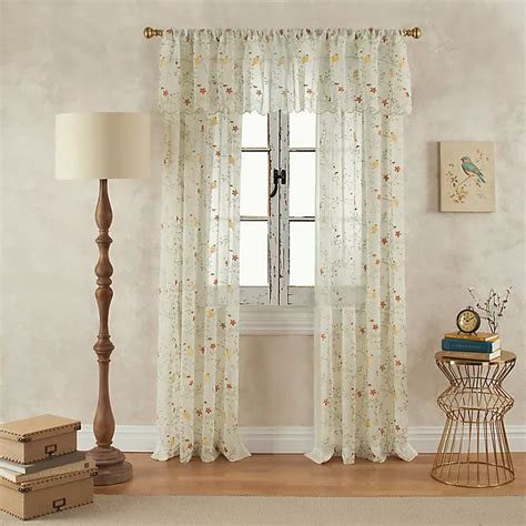 bed bath beyond sheer curtains