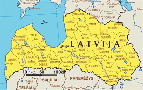 Maps of Latvia - Carte-monde.org