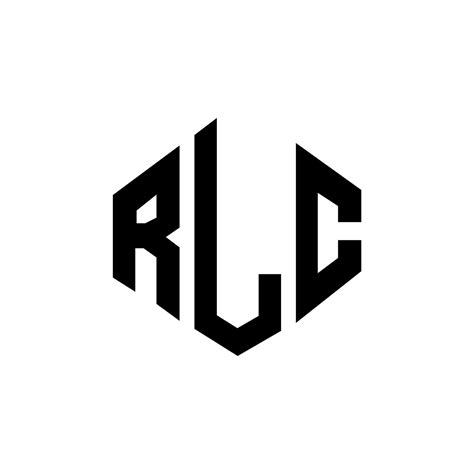 RLC letter logo design with polygon shape. RLC polygon and cube shape logo design. RLC hexagon ...