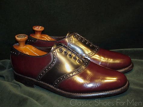 *Vintage FLORSHEIM Black/Oxblood SADDLE OXFORD: 41D. | Classic Shoes ...