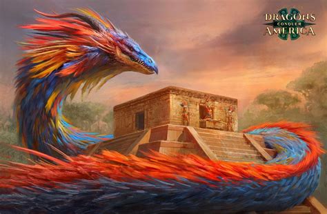 Résultat de recherche d'images pour "serpent à plumes art work" | Aztec art, Fantasy art ...