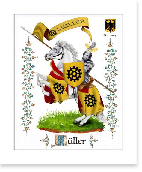 German Family Names - Coat of Arms - German Last Names