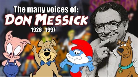 Many Voices of DON MESSICK (Scooby-Doo / Papa Smurf / Boo-Boo Bear) | Scooby doo, Which ...