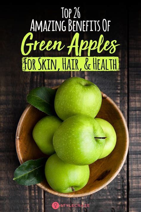 26 Amazing Benefits Of Green Apples For Skin, Hair, And Health | Green apple benefits, Diet and ...