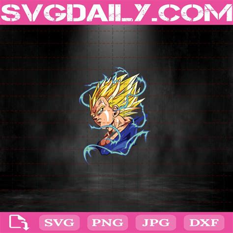 Dragonball Z Vegeta Svg, Vegeta Anime Svg, Dragon Ball Svg, Anime Svg - Svg Daily Shop ...