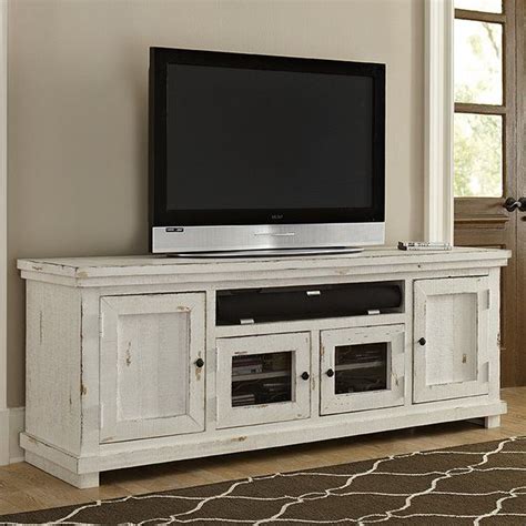 TV Stands & Entertainment Centers | White tv stands, Progressive furniture, Cool tv stands