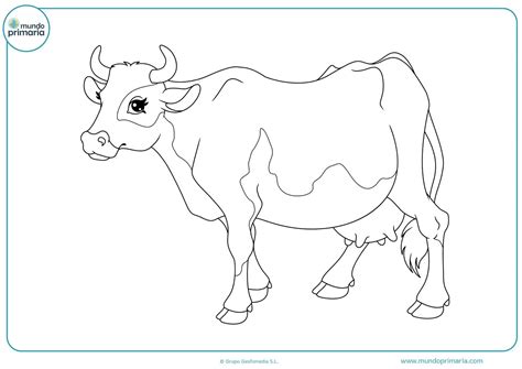 Dibujos de Vacas para Colorear 【Imprimir y Pintar】