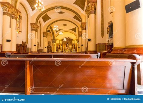 Interior of Church San Jose of Poblado Medellin Editorial Stock Image ...