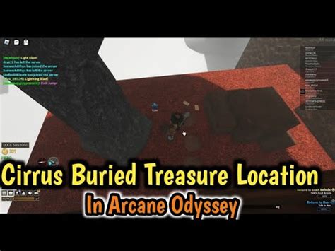 How To Find Cirrus Buried Treasure In Arcane Odyssey (2023) l Cirrus Treasure Location - YouTube