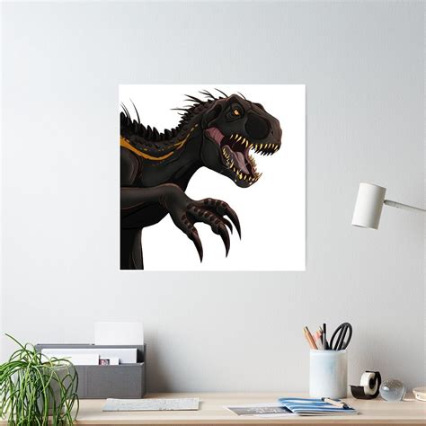 Jurassic World Indoraptor Poster by Sketchasaurus | Jurassic world ...