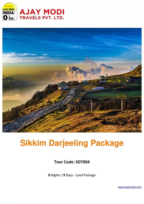 PPT - Sikkim Darjeeling Tour Packages | Sikkim Tour - Ajay Modi Travels ...