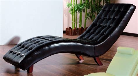 Top 15 of Black Leather Chaise Lounge Chairs