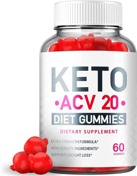 (1 Pack) Keto ACV 20 Gummies - Supplement for Weight Loss - Energy ...