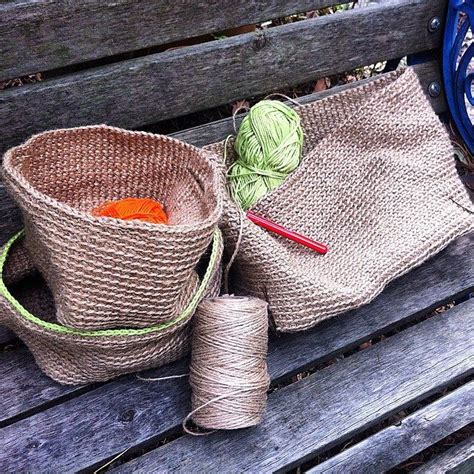 Crochet Au Naturel … Hemp, Jute and Twine Crochet – Crochet Patterns, How to, Stitches, Guides ...