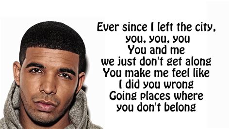 Drake - Hotline Bling Lyrics - YouTube