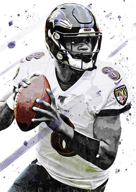 Lamar Jackson by Smh Yrdbk | Baltimore ravens football, Nfl football art, Lamar jackson