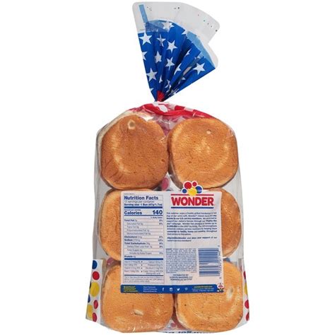 Wonder Bread Classic Hamburger Buns (20 oz) - Instacart