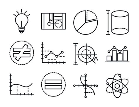 math education school science icons collection line and style 2614296 Vector Art at Vecteezy