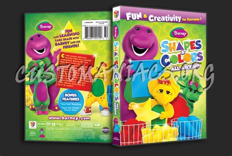 Barney: Shapes & Colors All Around dvd cover - DVD Covers & Labels by Customaniacs, id: 164291 ...