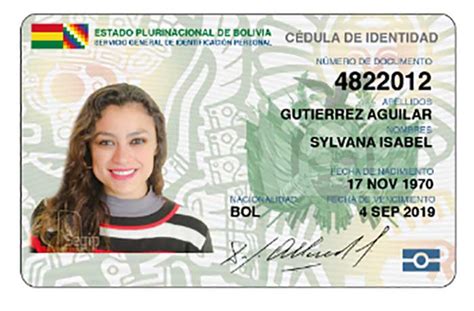 Bolivia ID Card