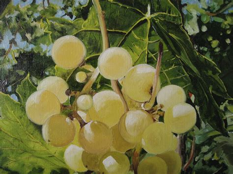 GRAPES OIL PAINTING on Canvas OriginalRealistic Wine Art | Etsy