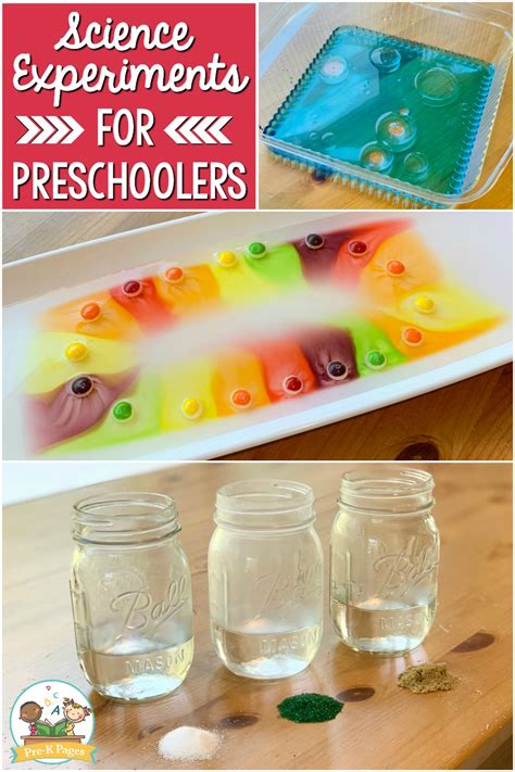 Easy Science Experiments for Class or Home - Pre-K Pages