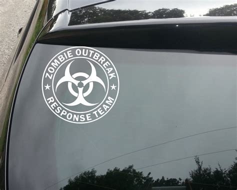 'Zombie Outbreak Response Team' Car/Van/Window Decal