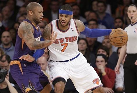 Carmelo Anthony, New York Knicks need OT to beat Phoenix Suns, extend win streak (plus more NBA ...