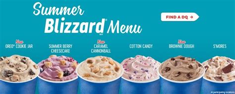 Dairy Queen Summer Blizzard Menu Includes New Brownie Dough and Caramel ...